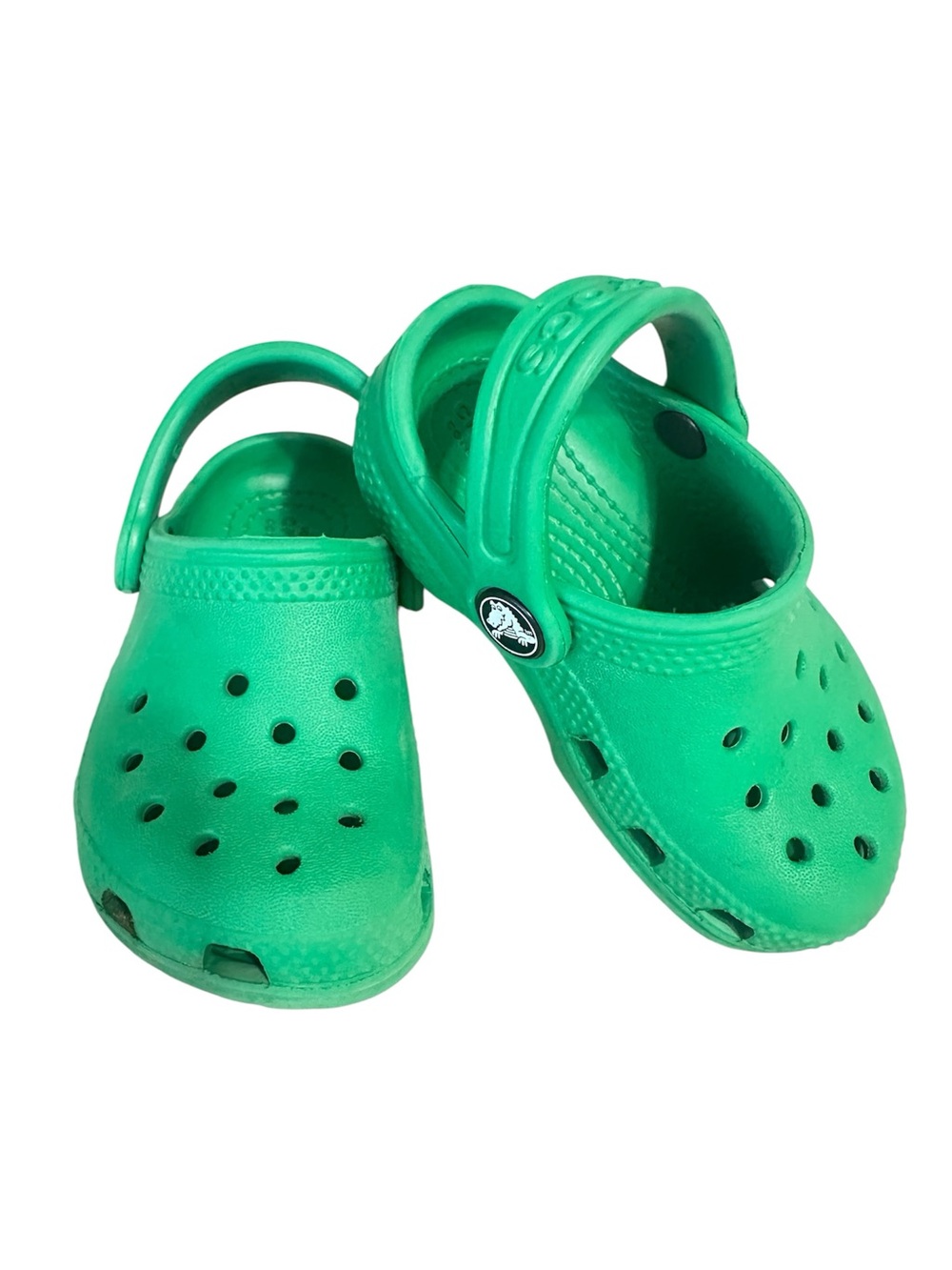 CROCS Kids Classic Clog in Bright Green CLASSIC CLOG GREEN IVY - TODDLERS sz 6c